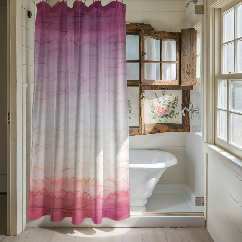 Pink Shift - Premium Shower Curtain, 74"H x 71"W