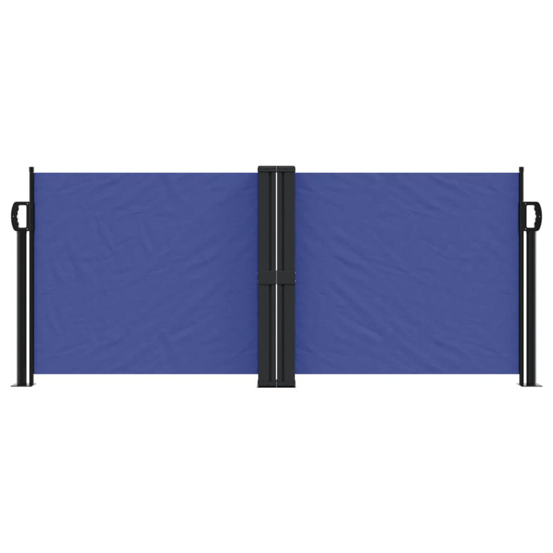 Retractable Side Awning, 100" H x 1000" W, Blue