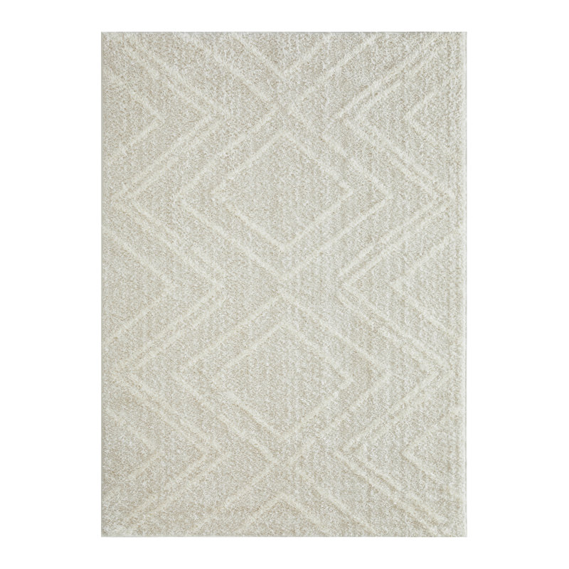 Ileah Performance Geometric Indoor Rug, Rectangle 6'7" x 9'2"