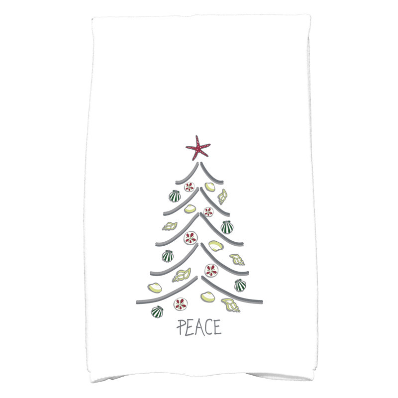 Springville Tea Towel Kitchen Towel, Cranberry
