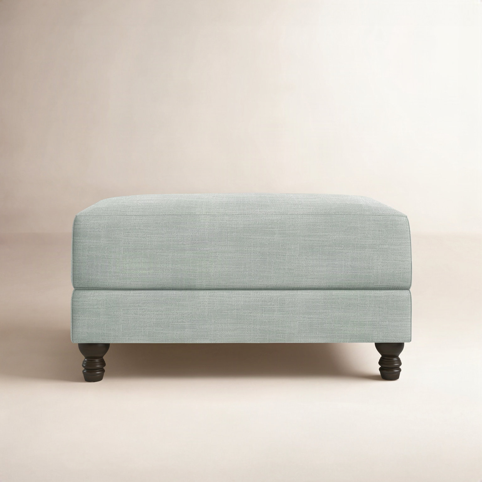Walters Upholstered Ottoman, Conversation Capri Basketweave