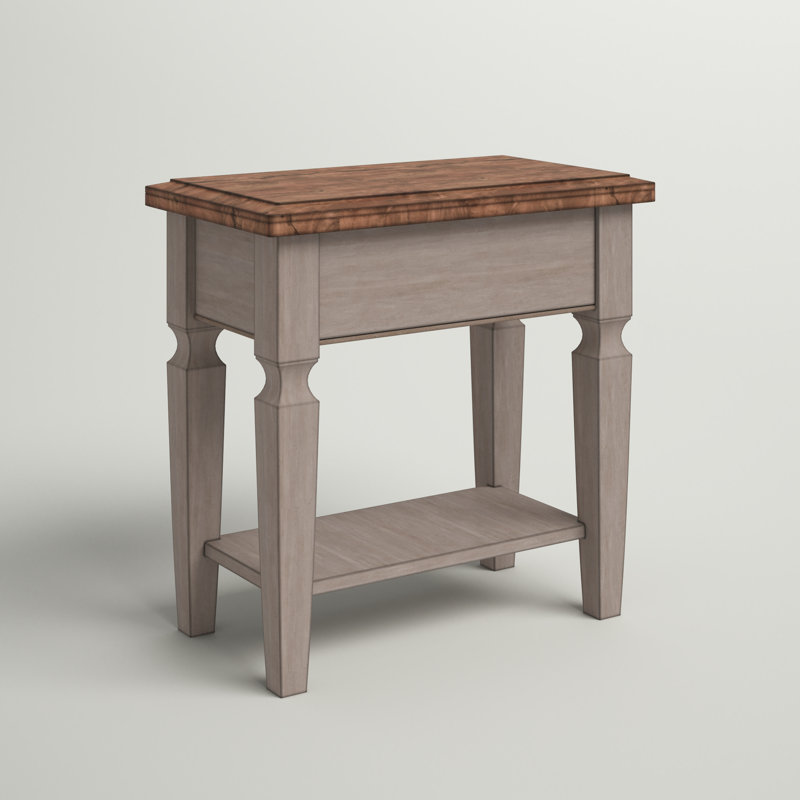 Bonas Solid Wood End Table