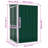 vidaXL Storage Shed Wall-mounted Garden Shed for Backyard Galvanized Steel-87784643