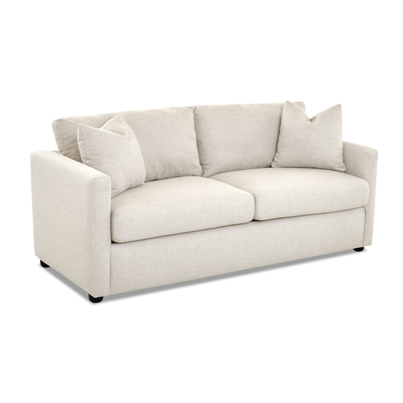 Godwin Upholstered 75'' Sleeper Sofa, Macc Vanilla
