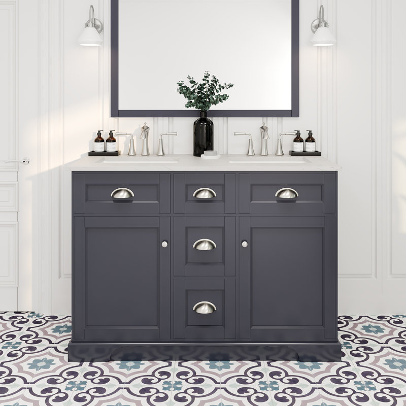 Ensemble de meuble-lavabo double 60 po Didomenico