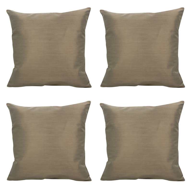 Square Cushion Cover, Beige