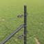 Vidaxl Fence With Posts PVC-Coated Steel-116797916-116797912