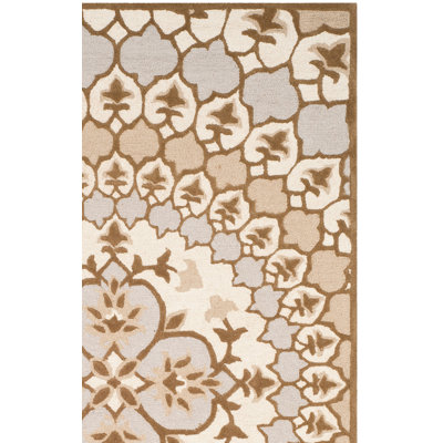 Miu Hand Tufted Wool Floral Rug