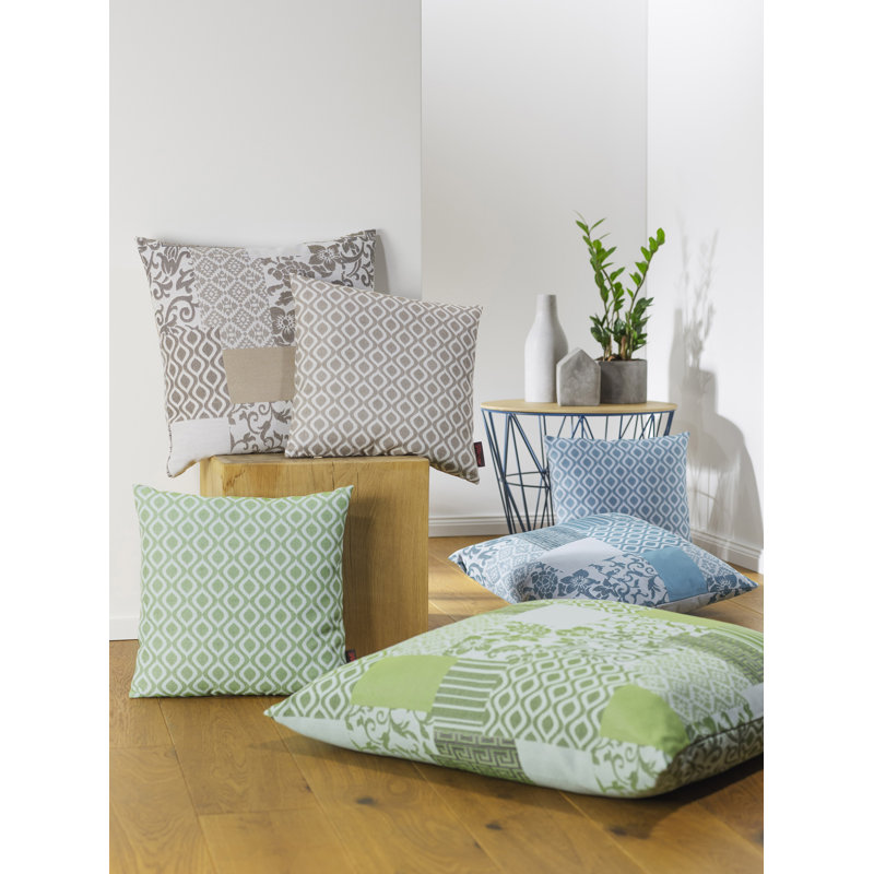 Coussin décoratif Milton, Turquoise