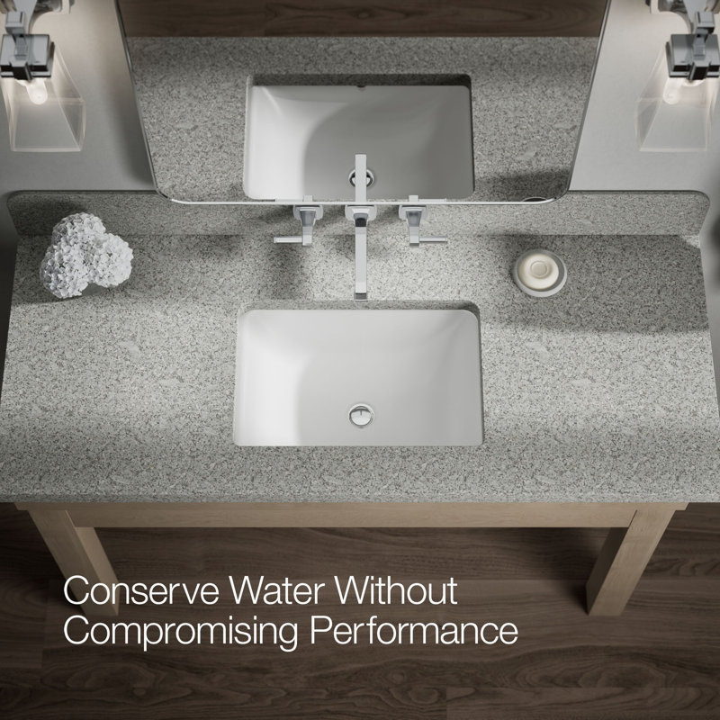 Riff Wall-Mount Bathroom Sink Faucet Trim, Polished Chrome