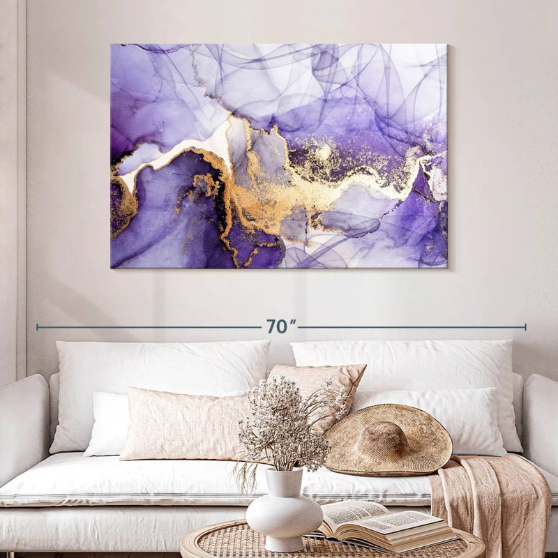 «Purple Haze», reproduction sur toile, H 32 po x l 48 po x P 1,25 po