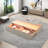 Modern Rectangular Coffee Table With Led Lights, 2 Drawers And Open Storage Shelf-886175085
