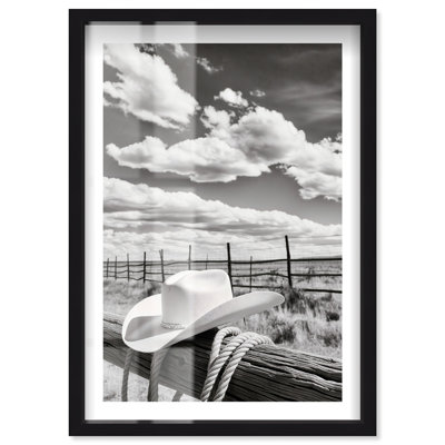 «Cowboy's Rest Shadowbox» par Notoriart