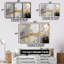 Aminah - Ensemble d'art mural abstrait-108312853-108312858
