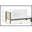 Banc de coin gauche et table basse