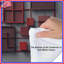 Édredon Red Grid Squares-130102989