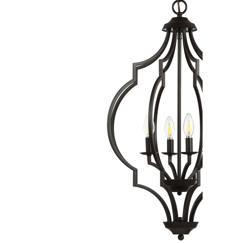 Luminaire suspendu géométrique 4 lumières Pinzon