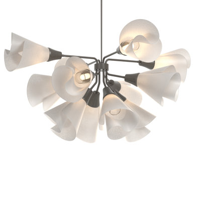 Lustre linéaire moderne Spoutnik à 12 lumières Mobius
