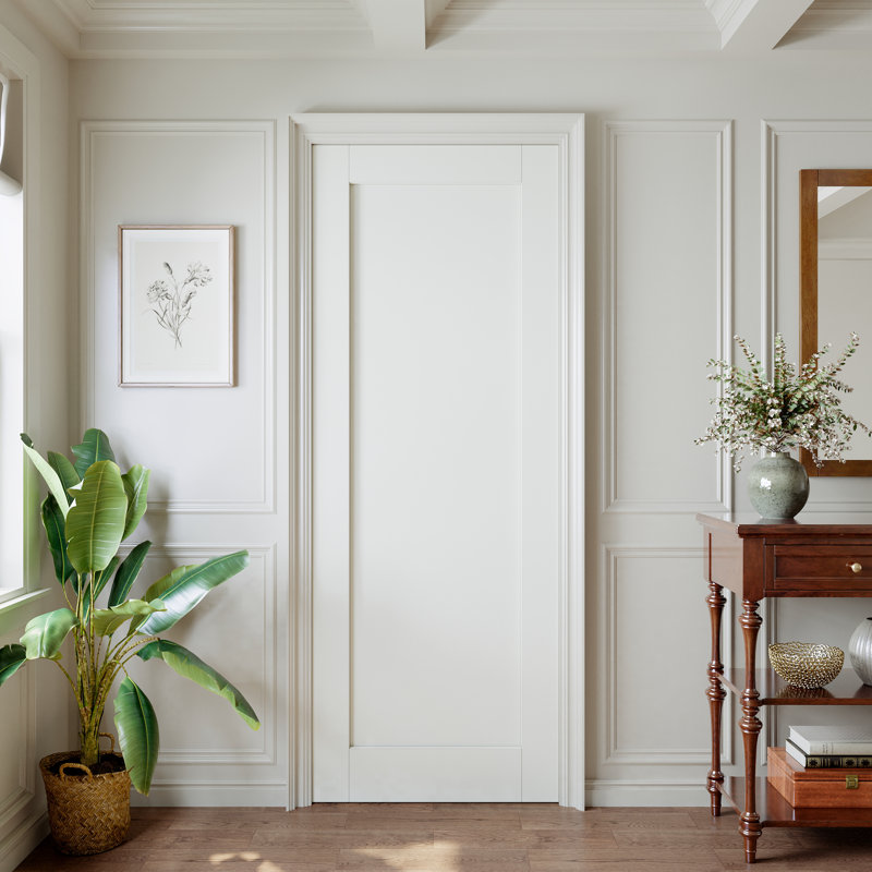Intérieur de la porte standard à panneaux français, 30 po x 80 po, 1