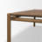 Katherine Riven Oak Wood Rectangular Coffee Table