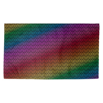 Tapis bleu/vert/orange Avicia