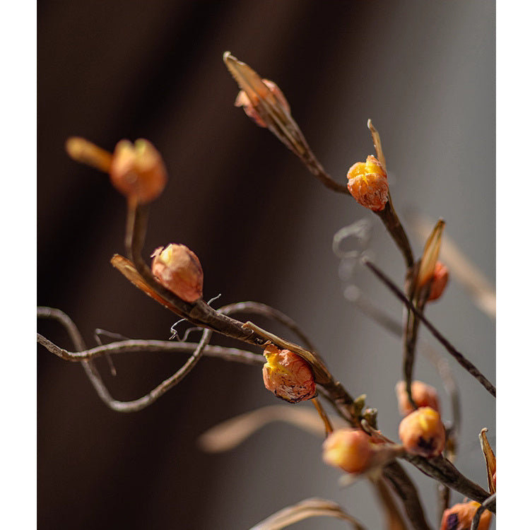 Rustic Harvest Blooming Branch, 47.2" H x 5" W x 1" D