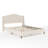 Martha Stewart Amelia Upholstered Platform Bed With Curved Headboard-97967494-97967493