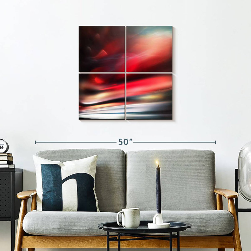 Red, 26" H x 26" W
