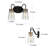 Mylor 2 - Light Dimmable Modern Cone Shade Vanity Light 