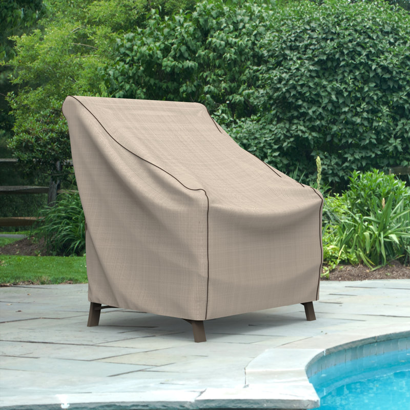 Housse de chaise de patio résistante à l'eau Miguel, H 31 po x l 30 po x P 27 po