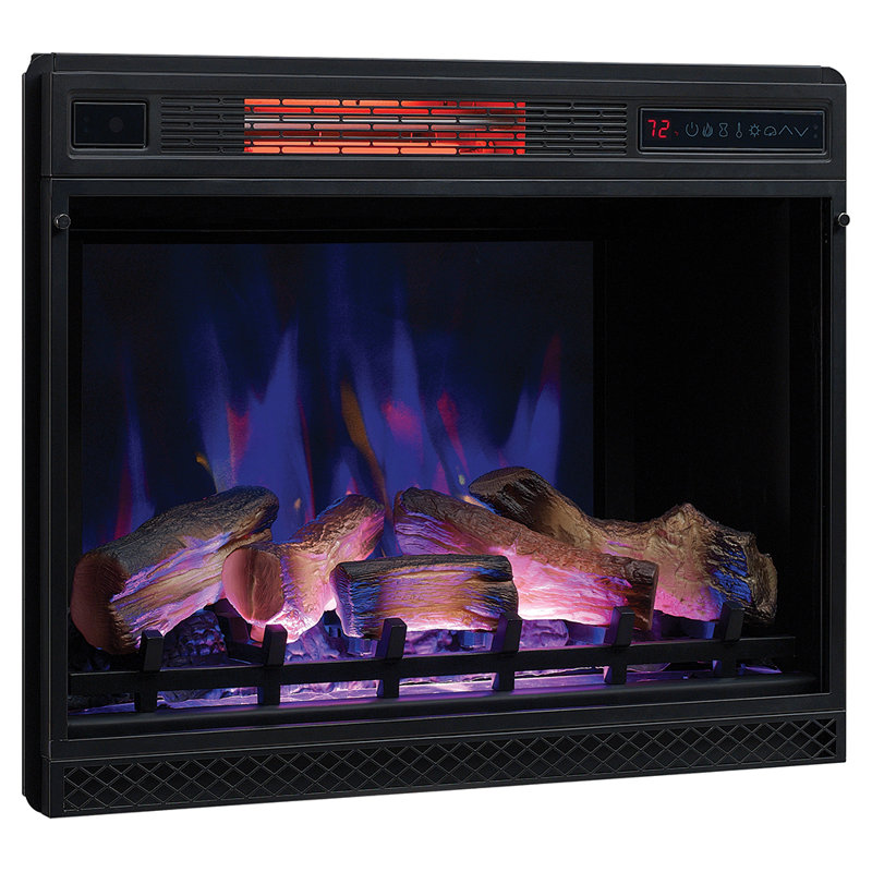 SpectraFire Plus Electric Fireplace Insert, 23.1" H x 29.13" W x 9.5" D, 3D SpectraFire Plus with Logs