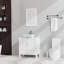 Ensemble de meuble-lavabo de salle de bain avec lavabo et miroir