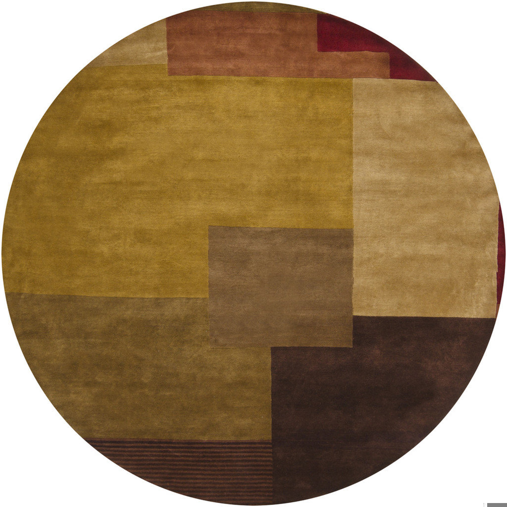 Fleur De Lis Living Caines Authentic Hand-Knotted Handmade Brown, Gold ...