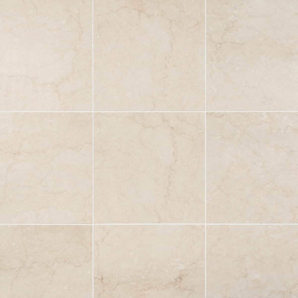 Botticino 18 In. X 18 In. Marble Floor And Wall Tile (13.55 Sq. Ft. / Case)