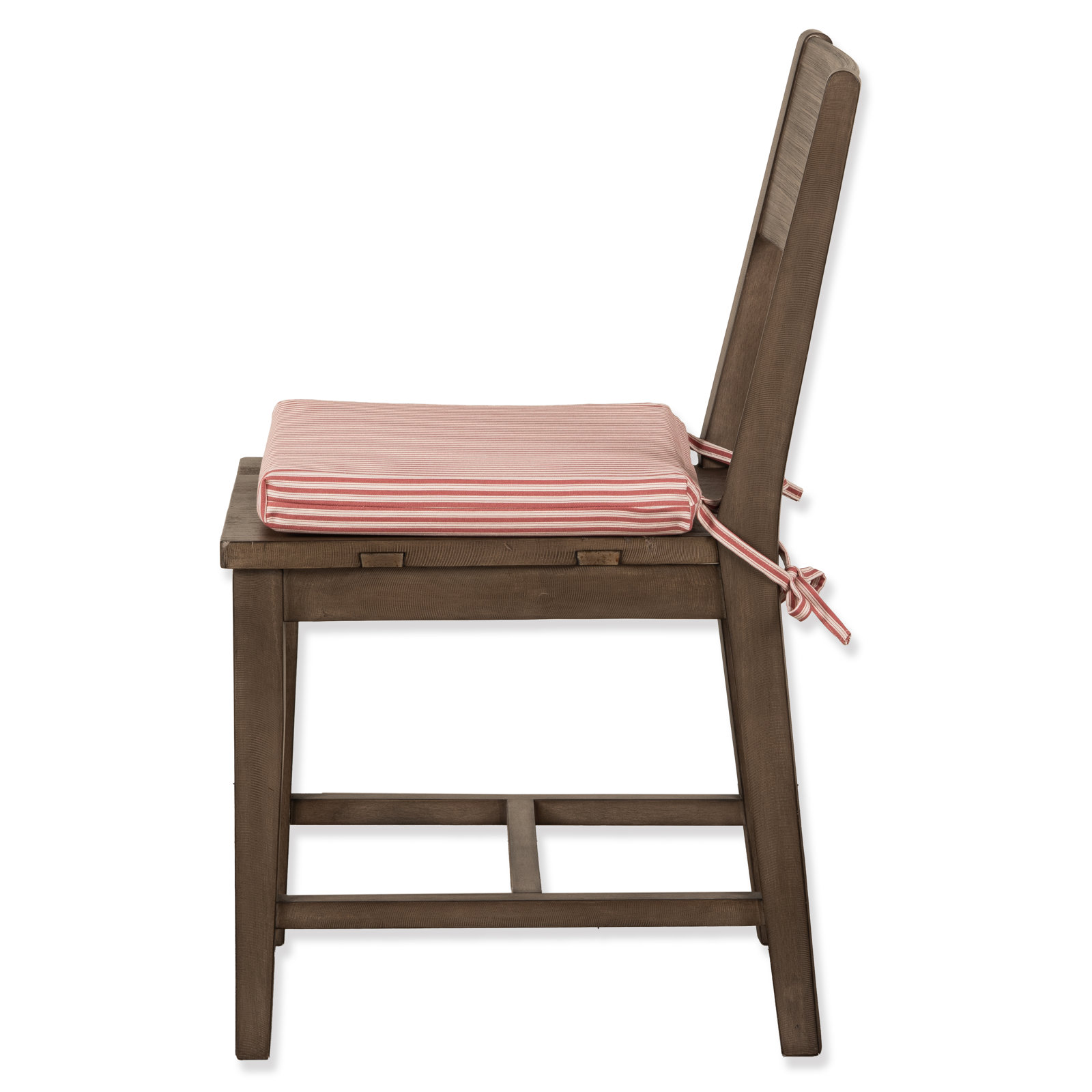 Dauntsey 17" Chair Pad, White/Red