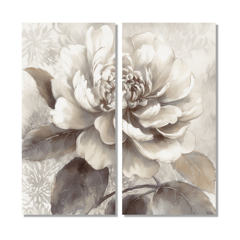 Neveu - Peonies Framed Art, 32" H x 32" W, Wrapped Canvas, Does Not Apply