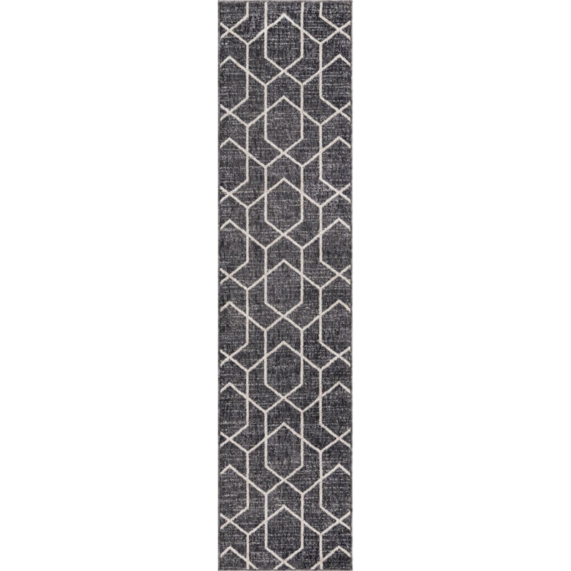 Abstract Indoor Rug, Runner 2' x 8'