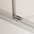 56-60 "Wx 76"H Frameless Double Sliding Shower Door-111645393