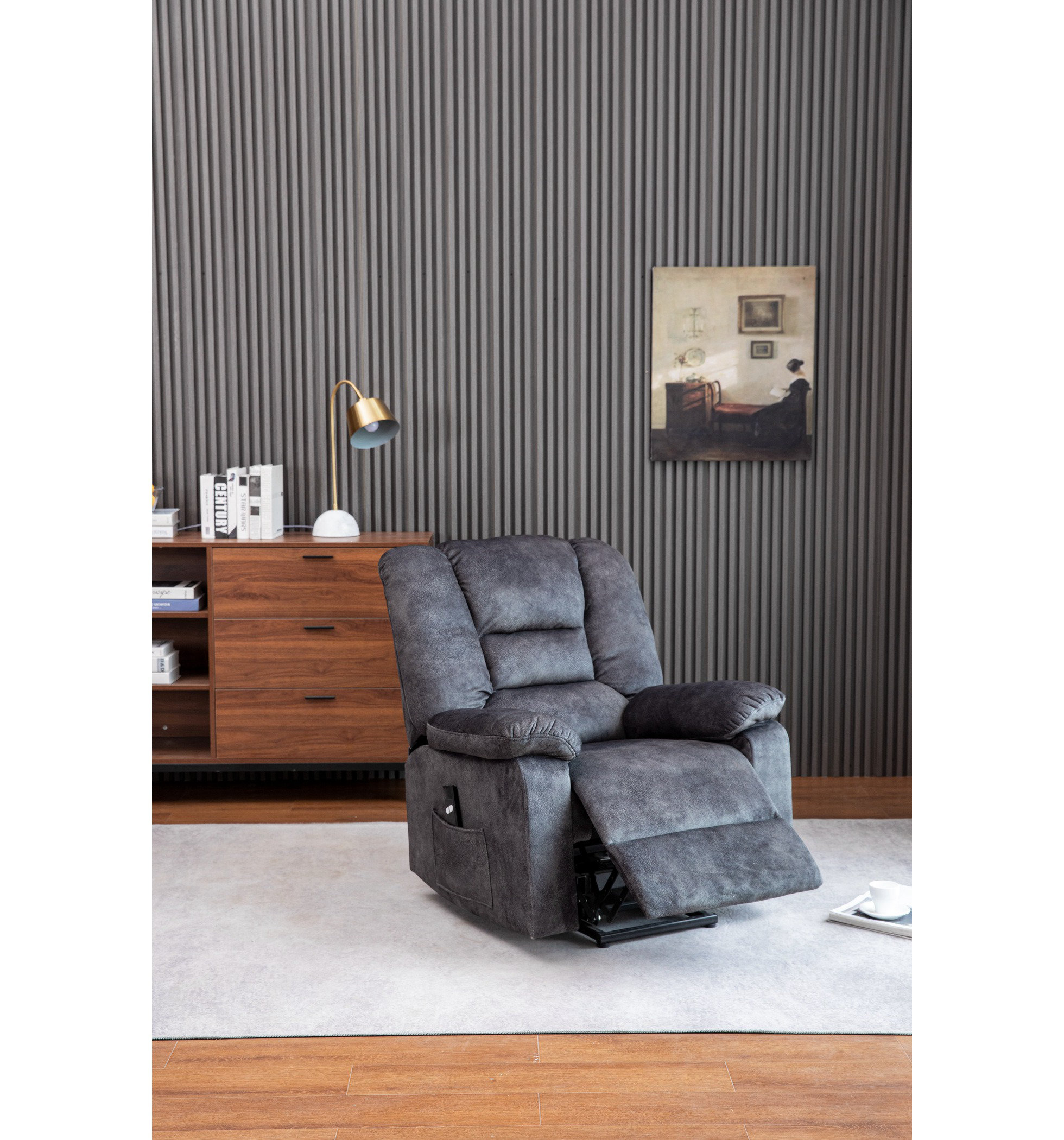 GZMWON Recliners Lift Chair Relax Sofa Chair, Power Electric Recliningy, Upholstered Sofa