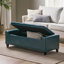 OTTOMAN DE RANGEMENT CHELSEA AVEC STUDS