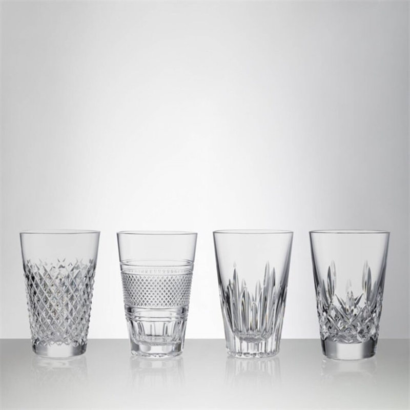 Waterford Mastercraft Heritage Hiballs Set Of 4 Mixed