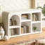 White Sideboard Console Table Display Cabinet Bookcase 120cm