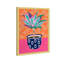 Pot de plantes à motif coloré - peinture sur papier-70291902-70291899