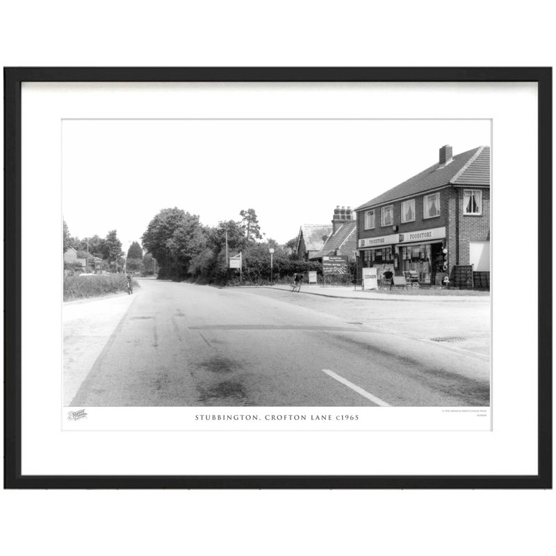 Stubbington, Crofton Lane C1965 by Francis Frith - Single Picture Frame Print, 28cm H x 36cm W x 2.3cm D