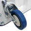 Chariot à plate-forme pliable robuste d'une capacité de 660 lb - Chariot à plat robuste en acier avec roues en caoutchouc robuste pour l'entrepôt-126364592-126364594