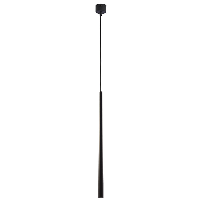 Piano 1 - Light Cylinder Pendant, Black