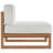 Upland Teak Wood Armless Patio Chair