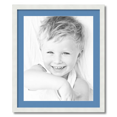 Wood Matte Picture Frame with Mat