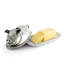 Garden Friends Pewter Butter Dish