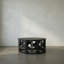 Table basse Dollar, acier noir
